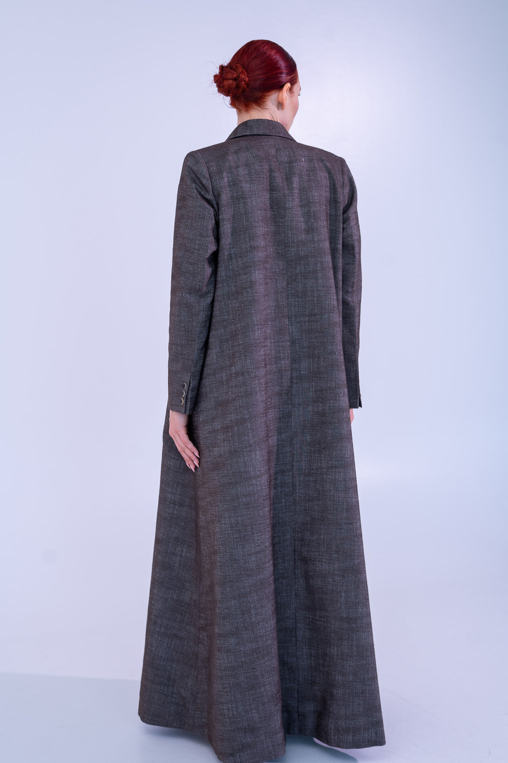 Linen Brown Abaya