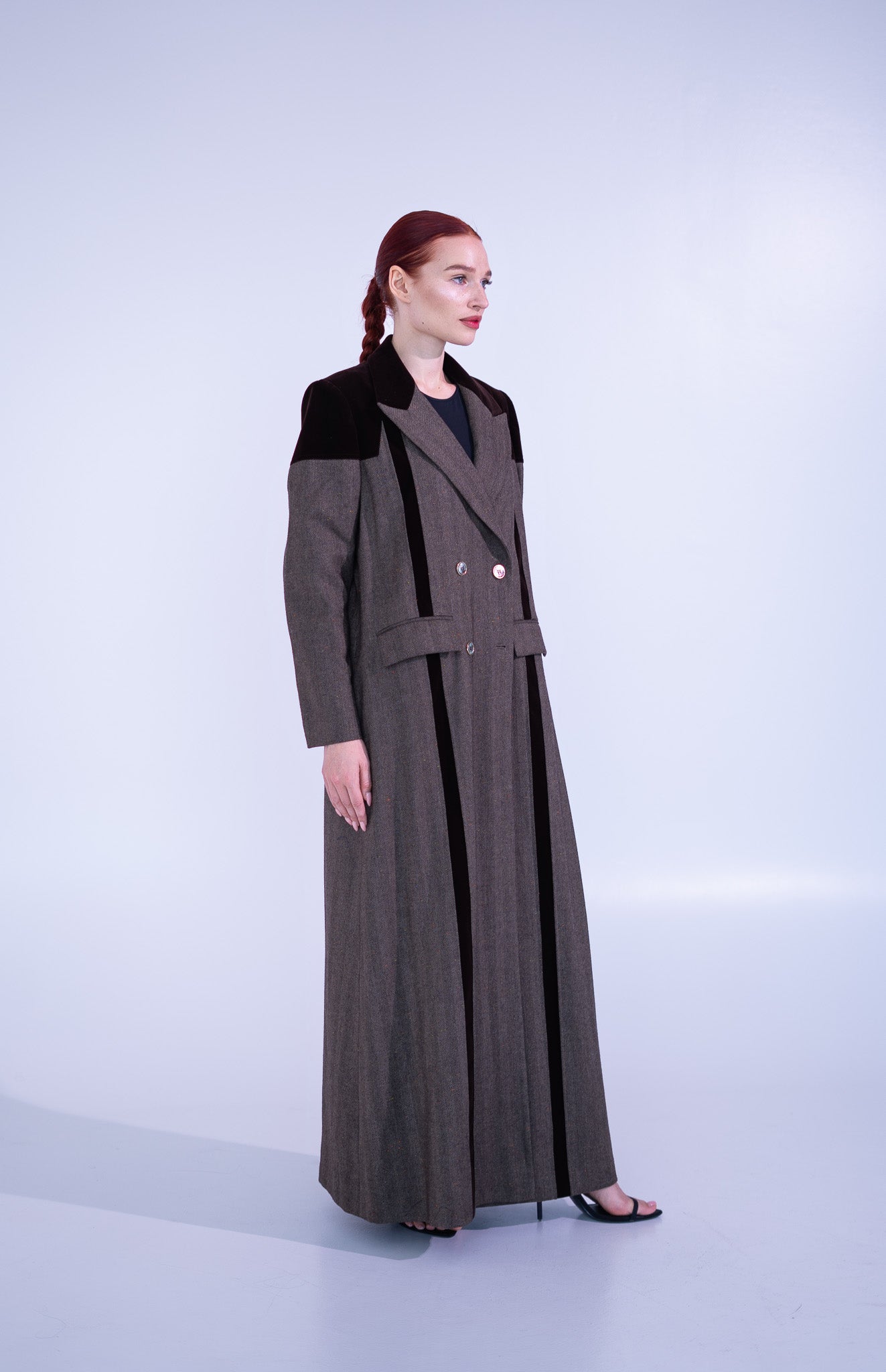 Brown Wool Abaya