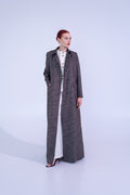Linen Brown Abaya