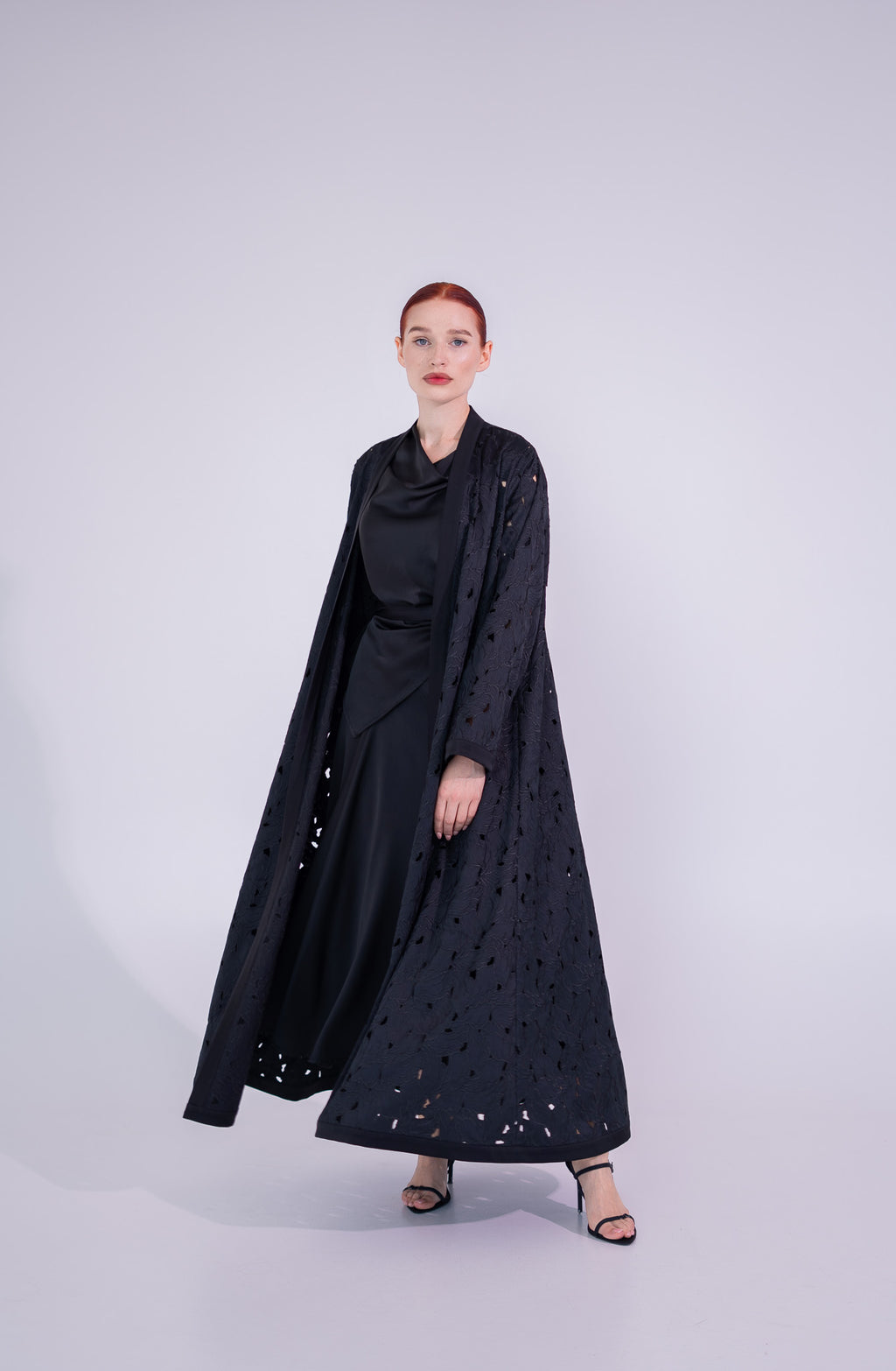 Black See Through Abaya