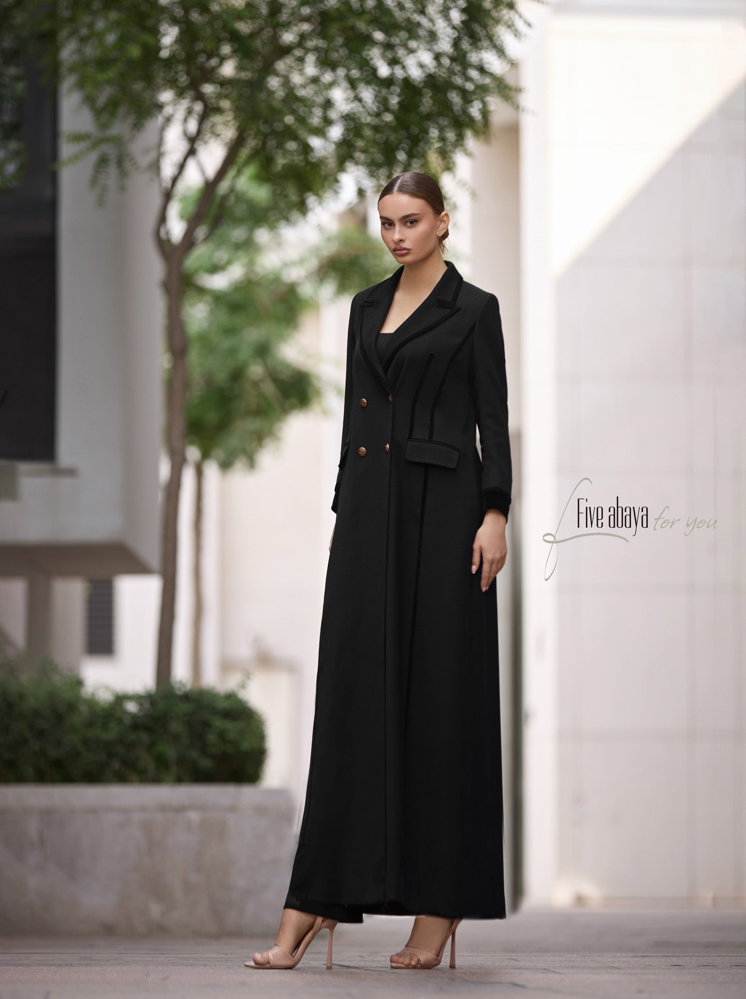 Black Velvet Etro Abaya