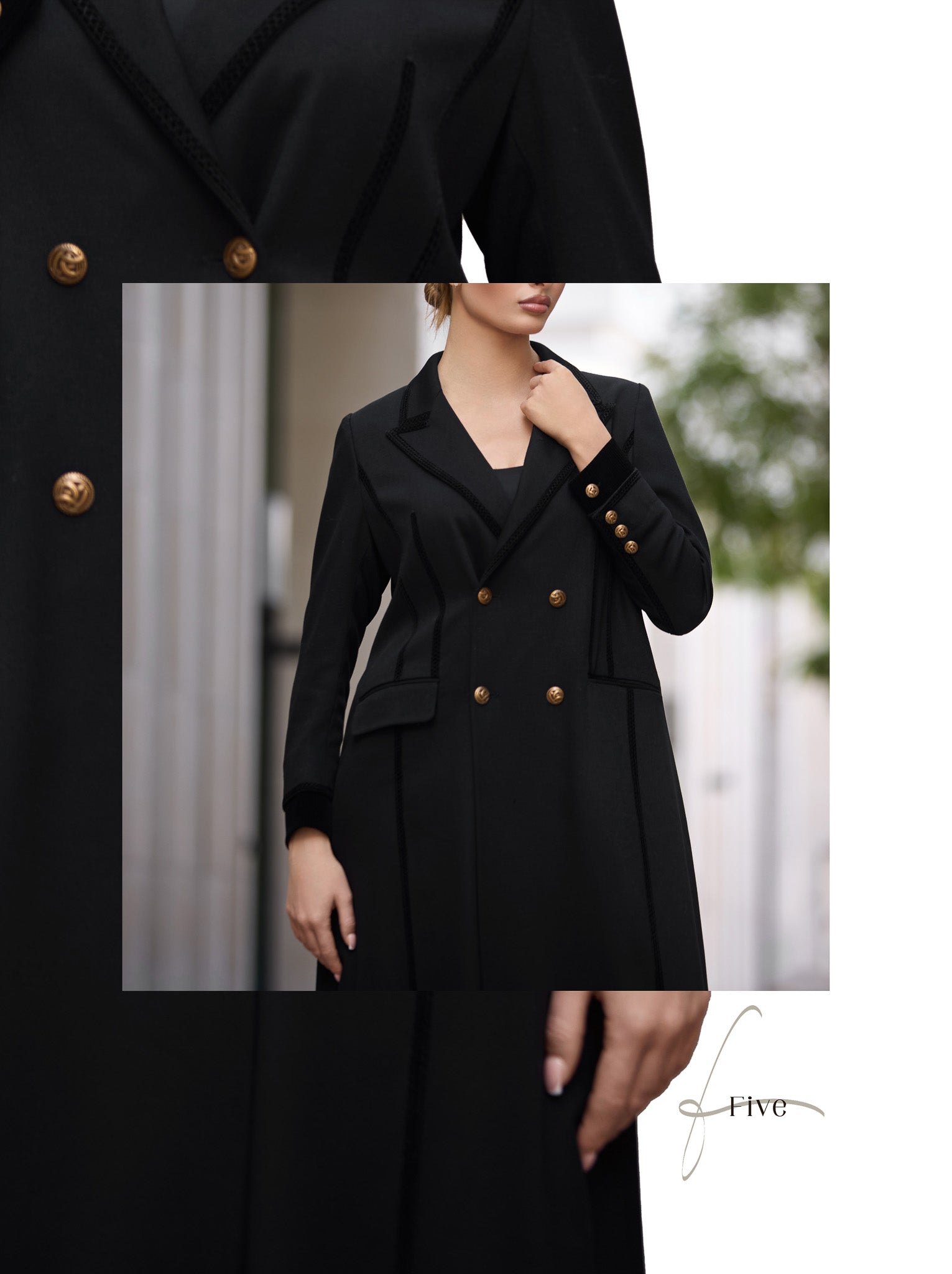 Black Velvet Etro Abaya